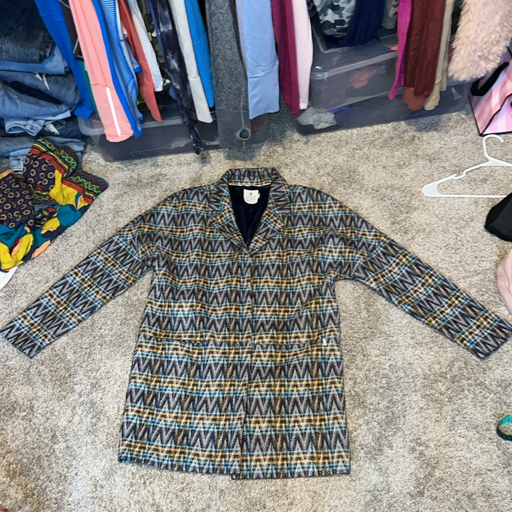 Volcom Simple Stone Jacket Midnight Blue Size M /… - image 4